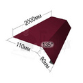 Карнизная планка RAL 3005 110х90мм 2000мм 135° превью 1