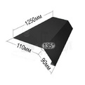 Карнизная планка RAL 7024 110х90мм 1250мм 135° превью 1