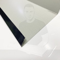 Карнизная планка RAL 7024 110х90мм 1250мм 135° превью 6